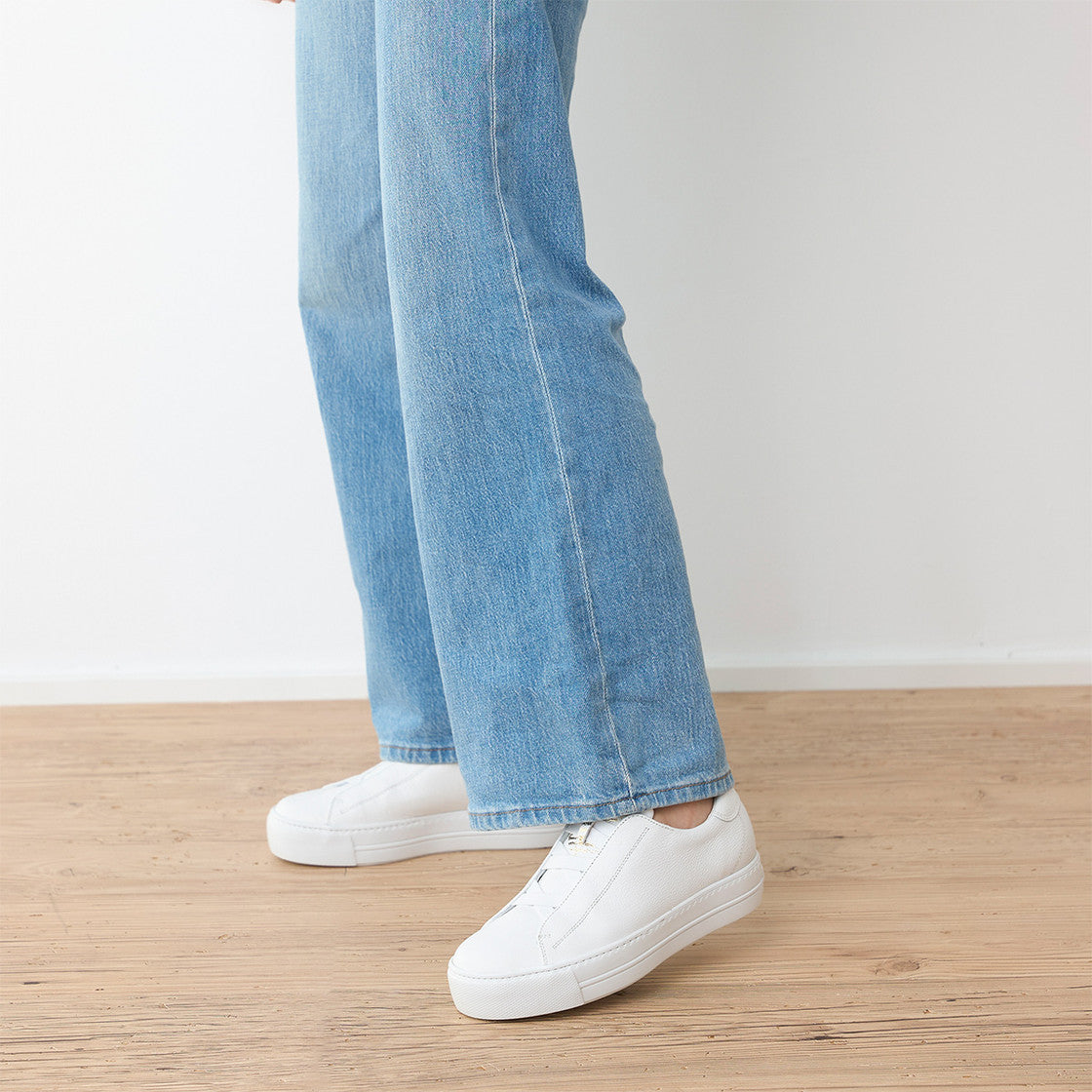 Paul Green - 5529 White Slip On Trainer