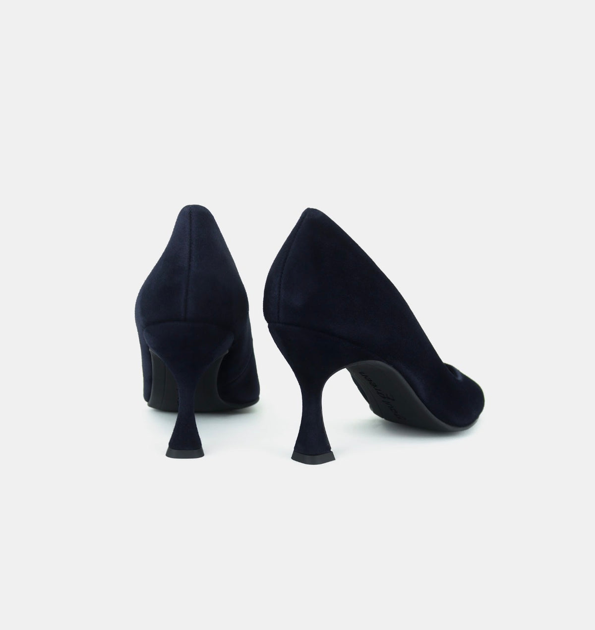 Paul Green - 3859 Navy Suede Court Shoe