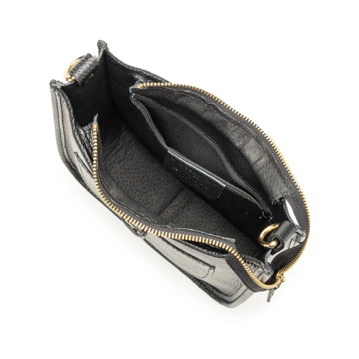 Elie Beaumont - Messenger Black Crossbody Bag