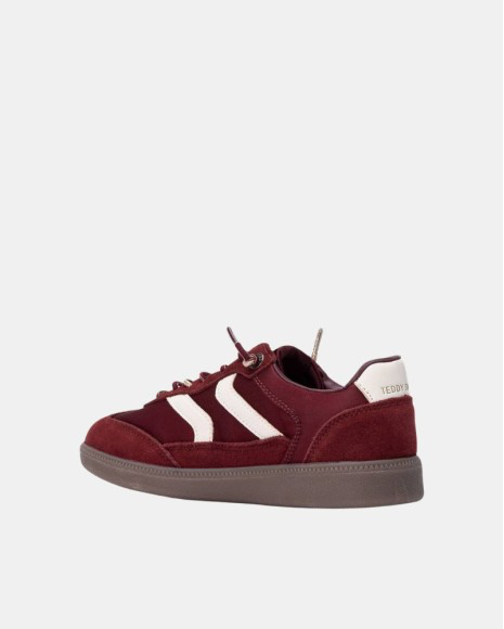 Teddy Smith - 121103 Burgundy Slip On Trainer