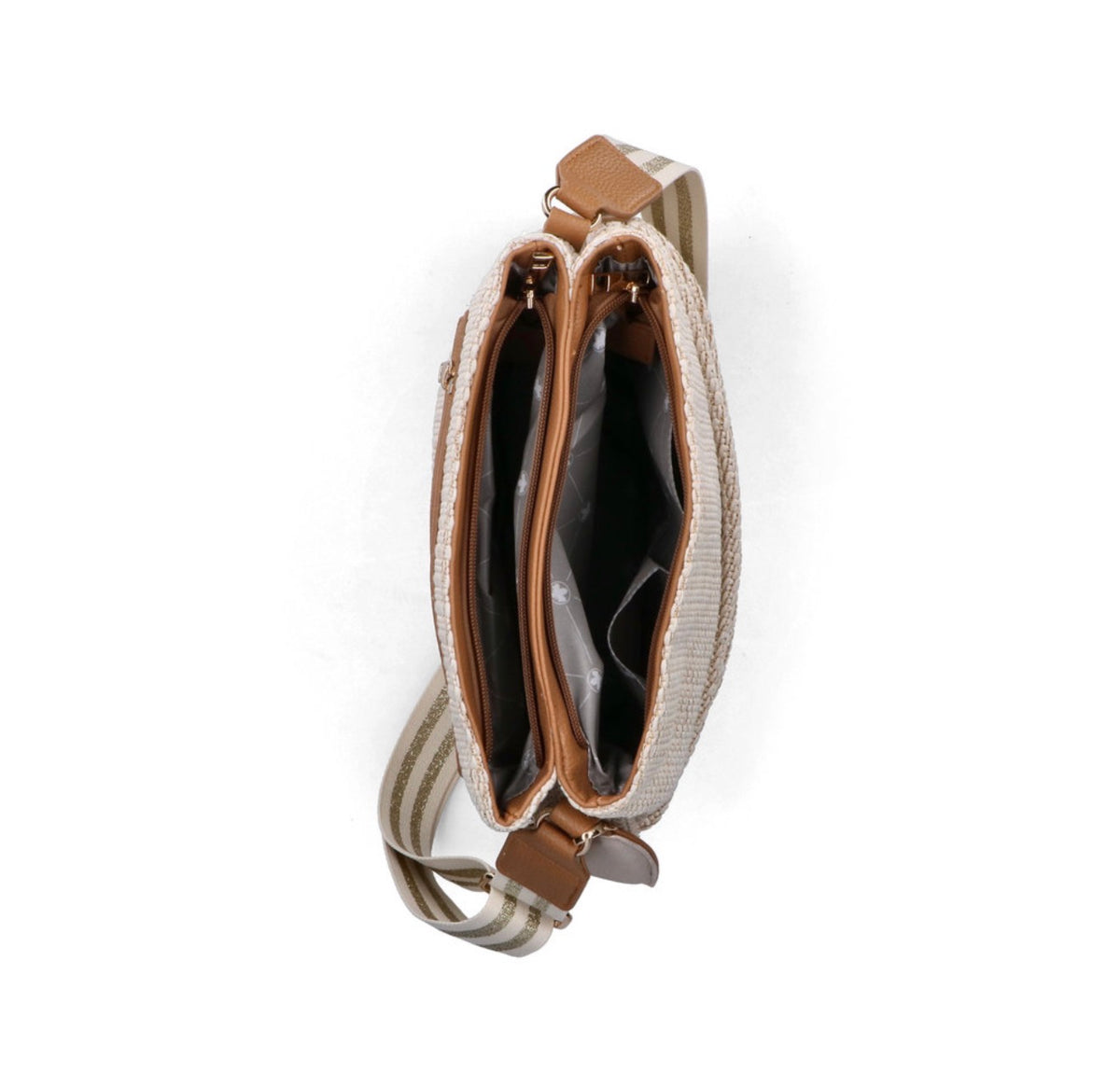 Rieker - H1004 Beige Weave Bag