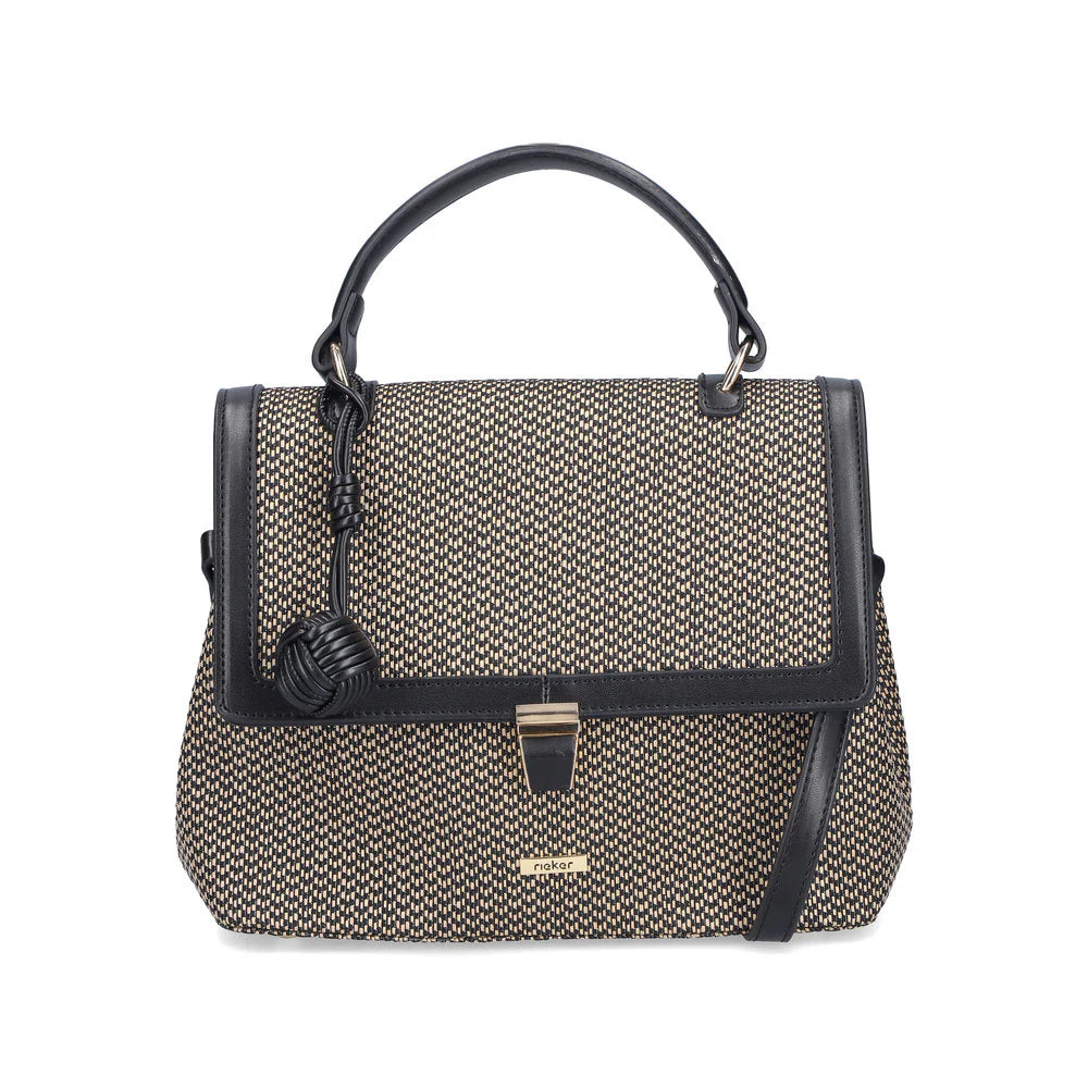 Rieker - H1606/92 Taupe & Black Handbag