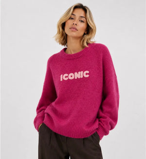 Anna - Pink Iconic Jumper