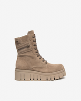NeroGiardini - I618104D Beige Suede Laced Boot