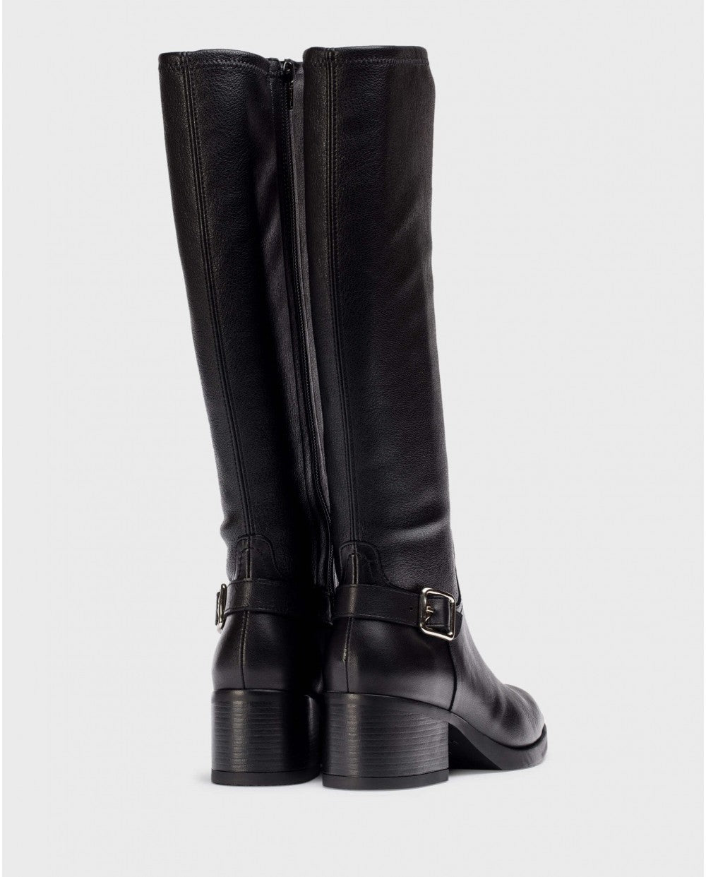 Wonders - G-6242 Black Knee High Boot