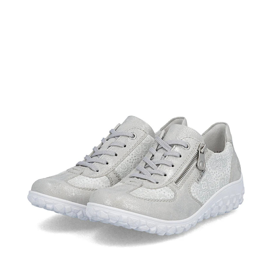 Rieker - 59501 Silver Stretch Trainer