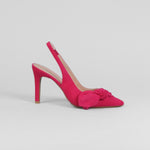 Lodi - Rusileo Cerise Pink Bow Slingback