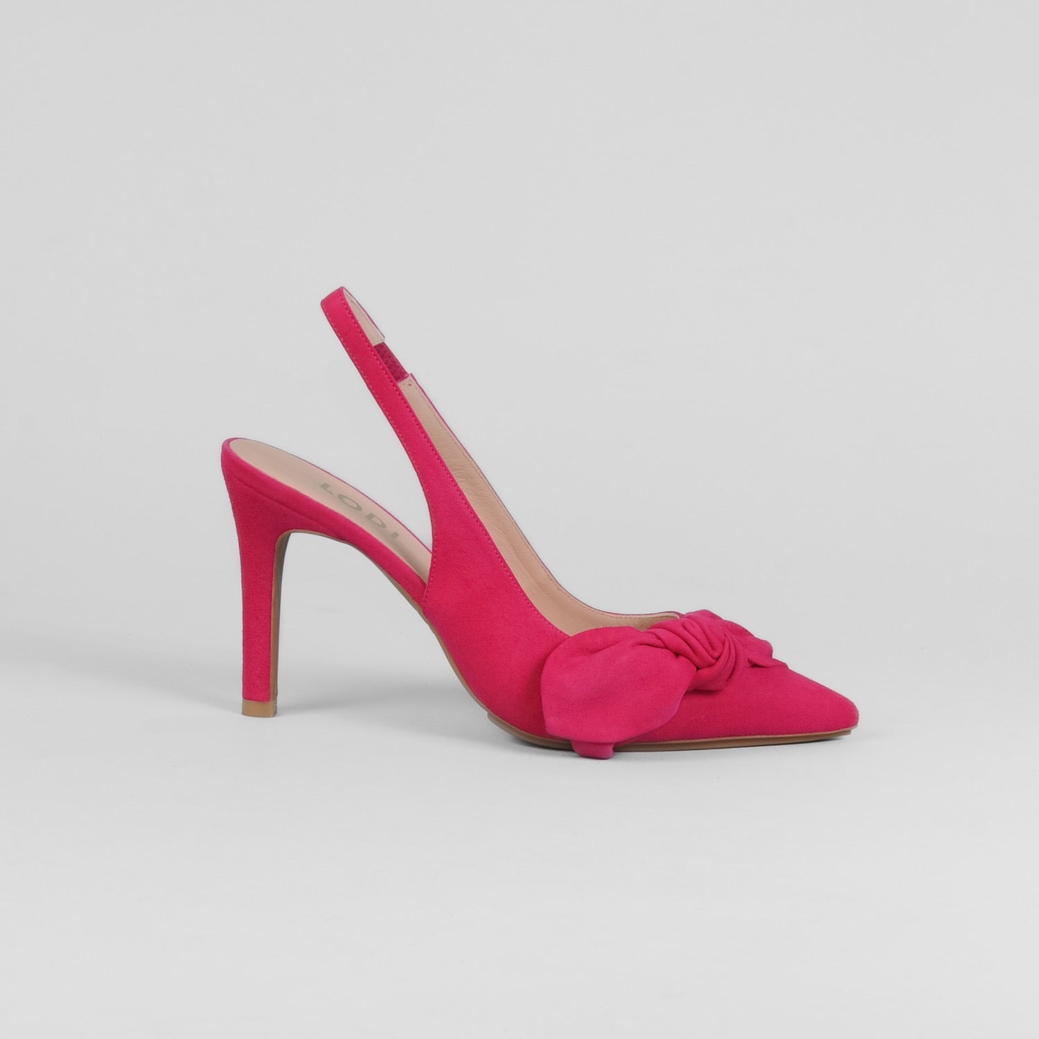 Lodi - Rusileo Cerise Pink Bow Slingback
