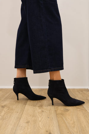 Rachels - TATI7 - Navy Suede Ankle Boot