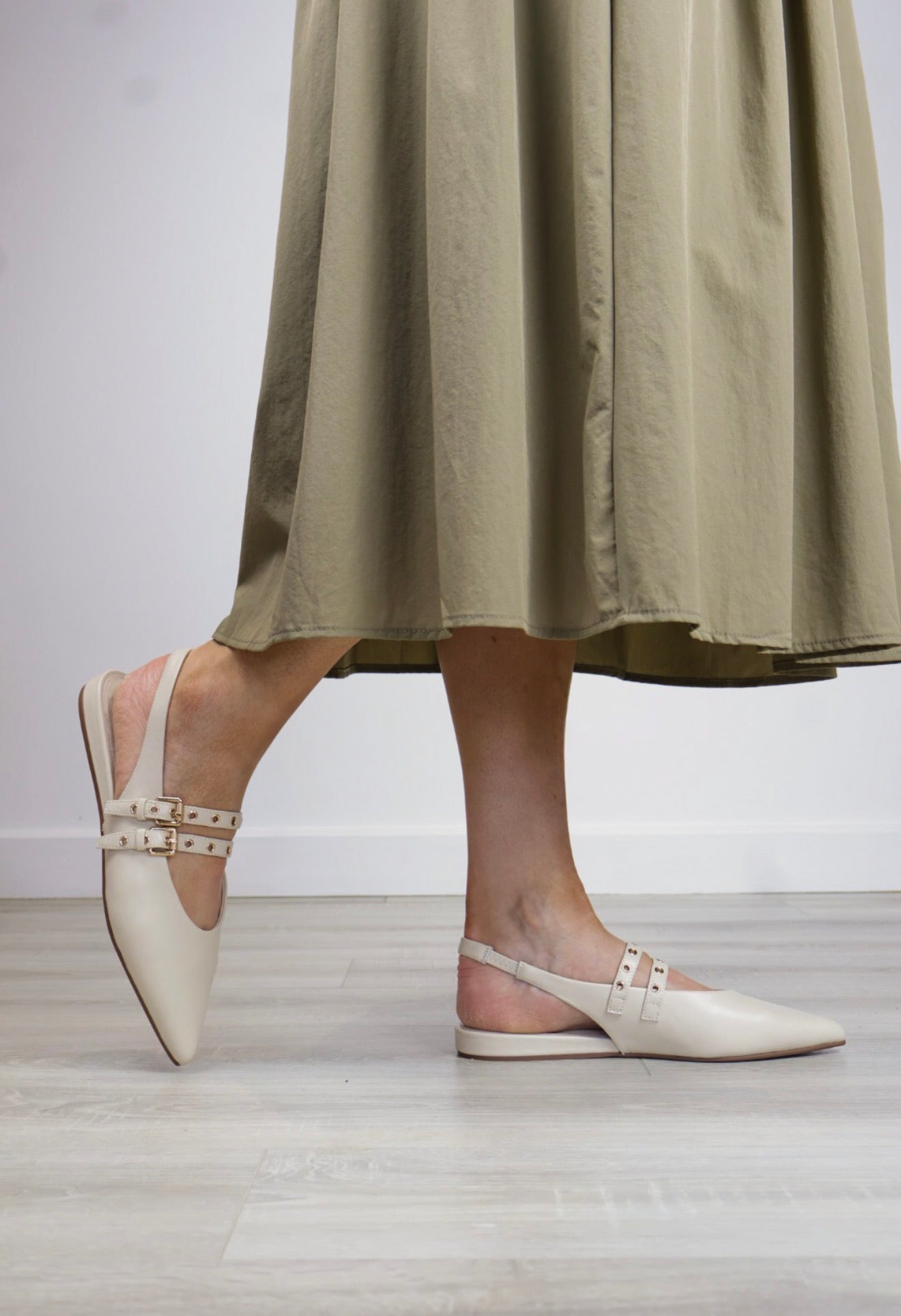 Lodi - A-Soria Cream Slingback