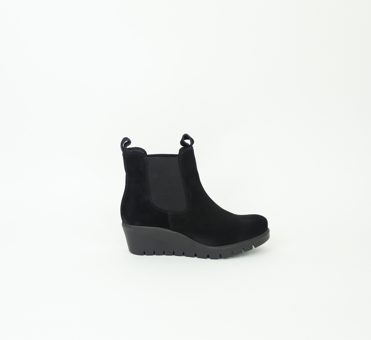 Ara - 57004 Black Suede Wedge Boot