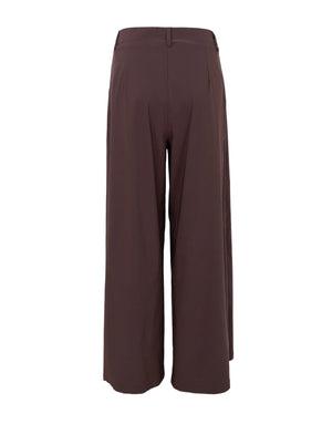 Black Colour - BCDavina Brown Wide Leg Trousers