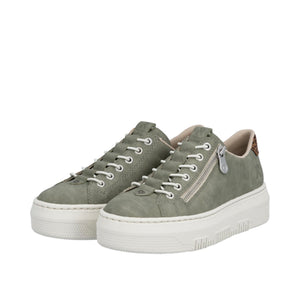 Rieker - M1952-52 Khaki Elastic Zip Trainer
