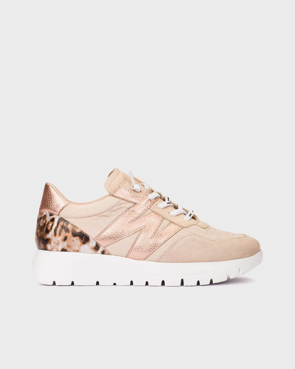 Wonders - A-24100 Beige Slip On Trainer