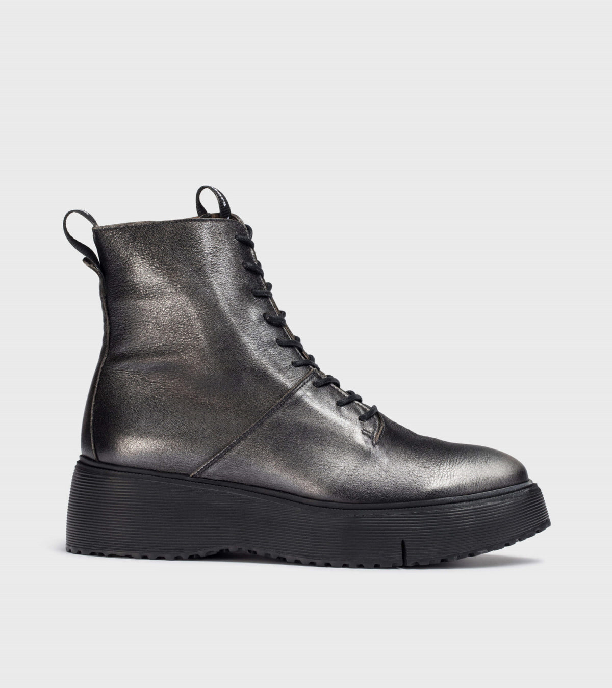 Wonders - 9350 Pewter Black Doc Boot