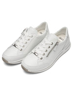 Ara - 55801 White Zip Trainer