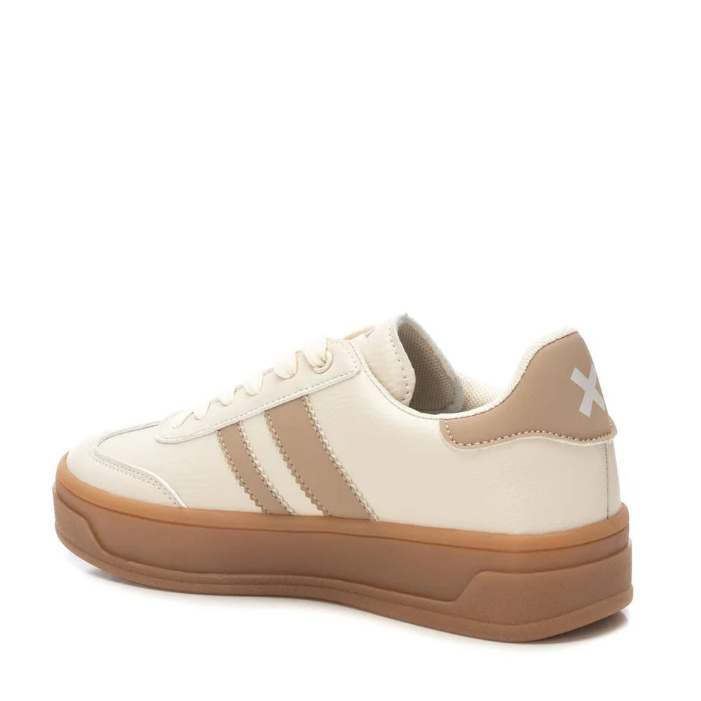 Xti - 143645 Beige Platform Trainer