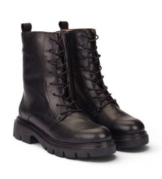 Wonders - A-4313 Black Biker Boot