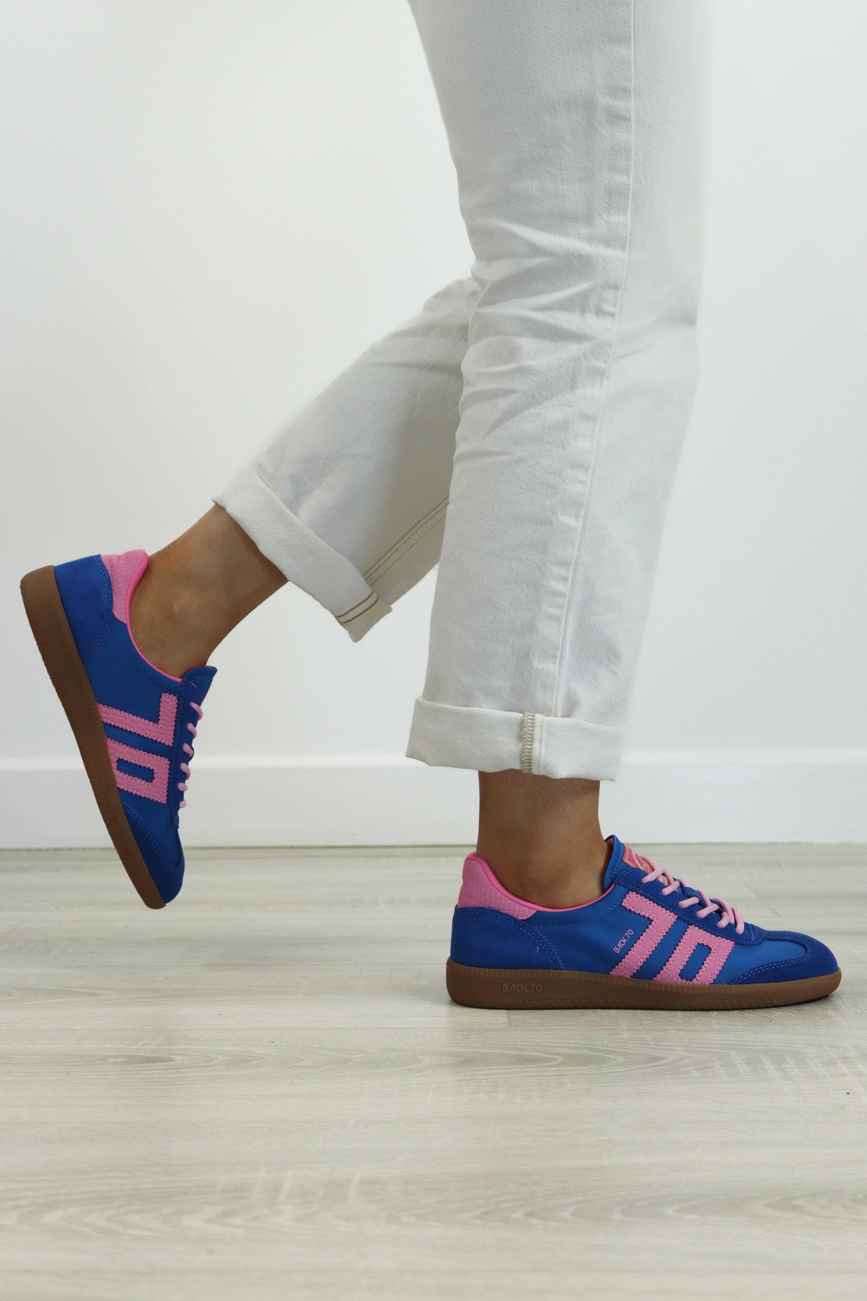 Back 70 - Ghost Blue and Pink Trainer