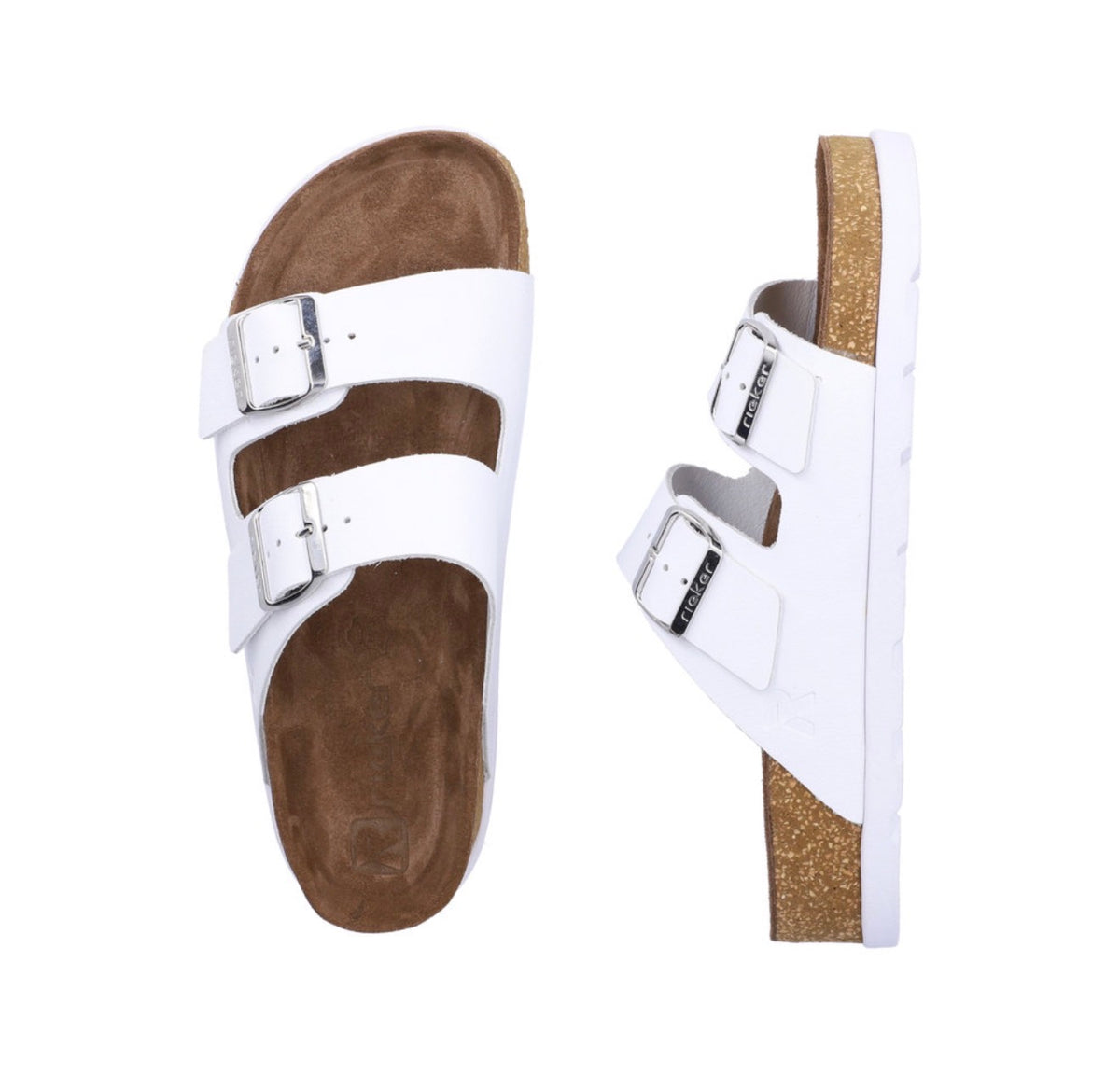 Rieker - V3190-80 White Mule