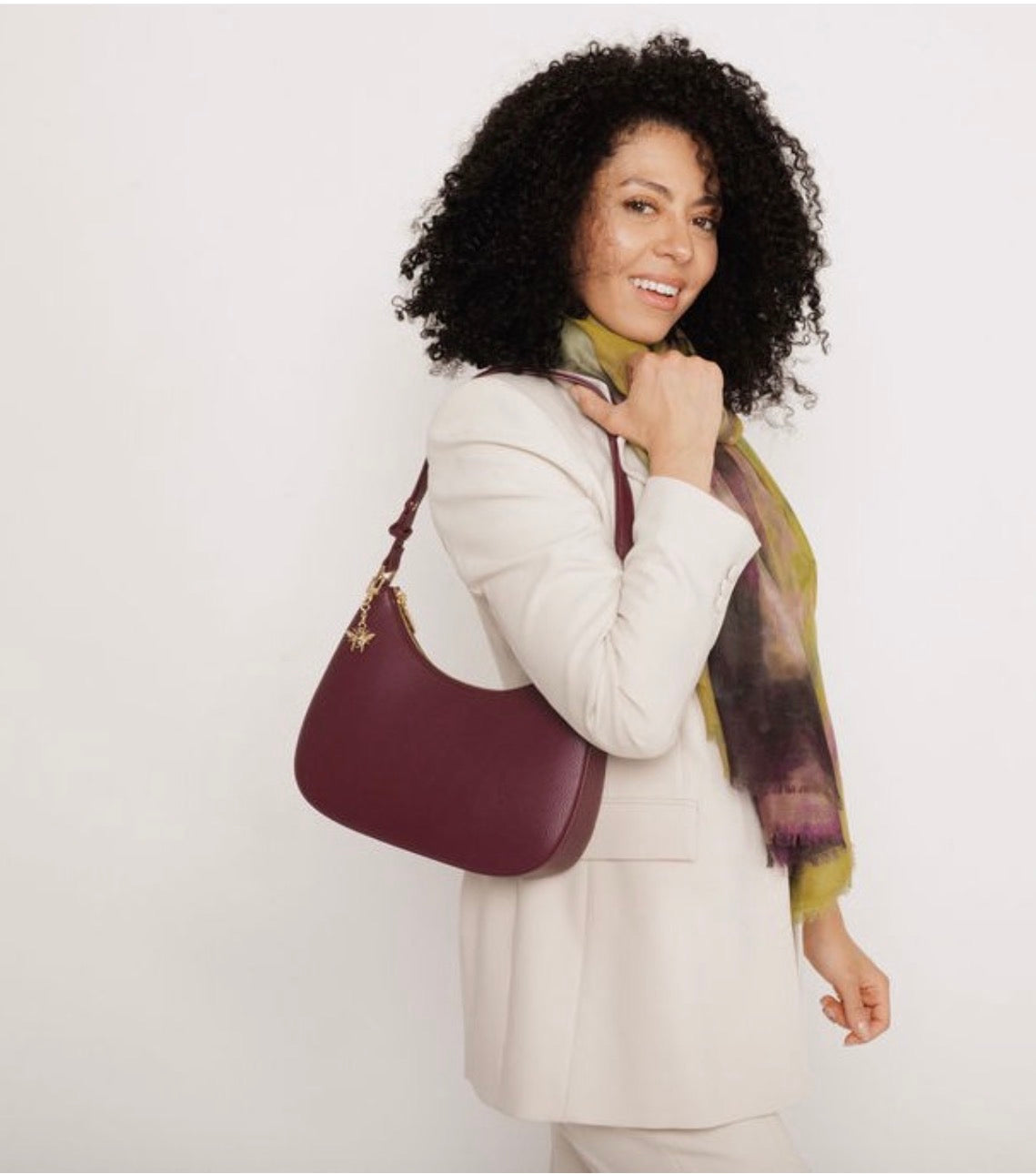 Alice Wheeler - Ascot Berry Shoulder Bag