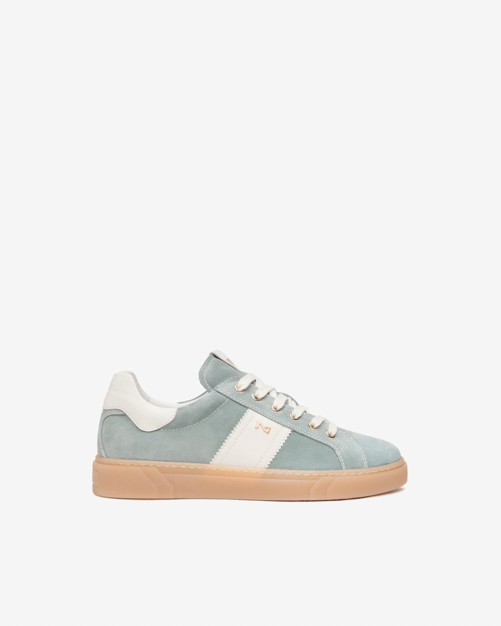 NeroGiardini - E513005D Pale Blue Retro Trainer [Preorder for March 16th]