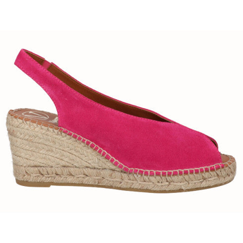 Viguera - 2127 Cerise Pink Wedge Sandal