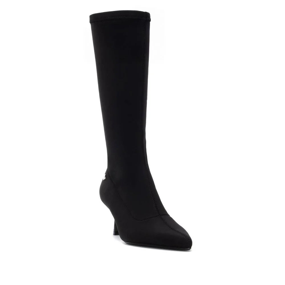 Xti - 144703 Black Stretch Mid Calf Boot