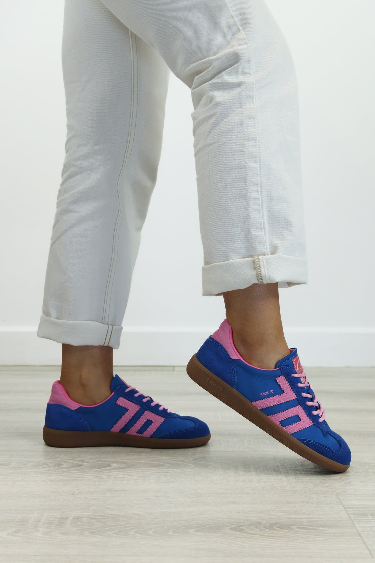 Back 70 - Ghost Blue and Pink Trainer