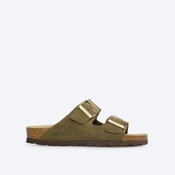 Rohde - 5590 Khaki Double Buckle Mule