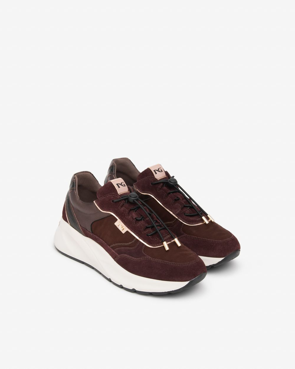 Nerogiardini - I617389D Burgundy Slip On Trainer