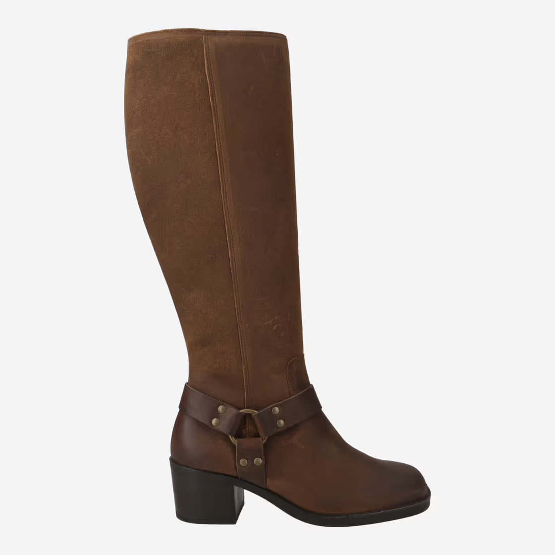 Paul Green - 8196 Toffee Leather Knee High Boot