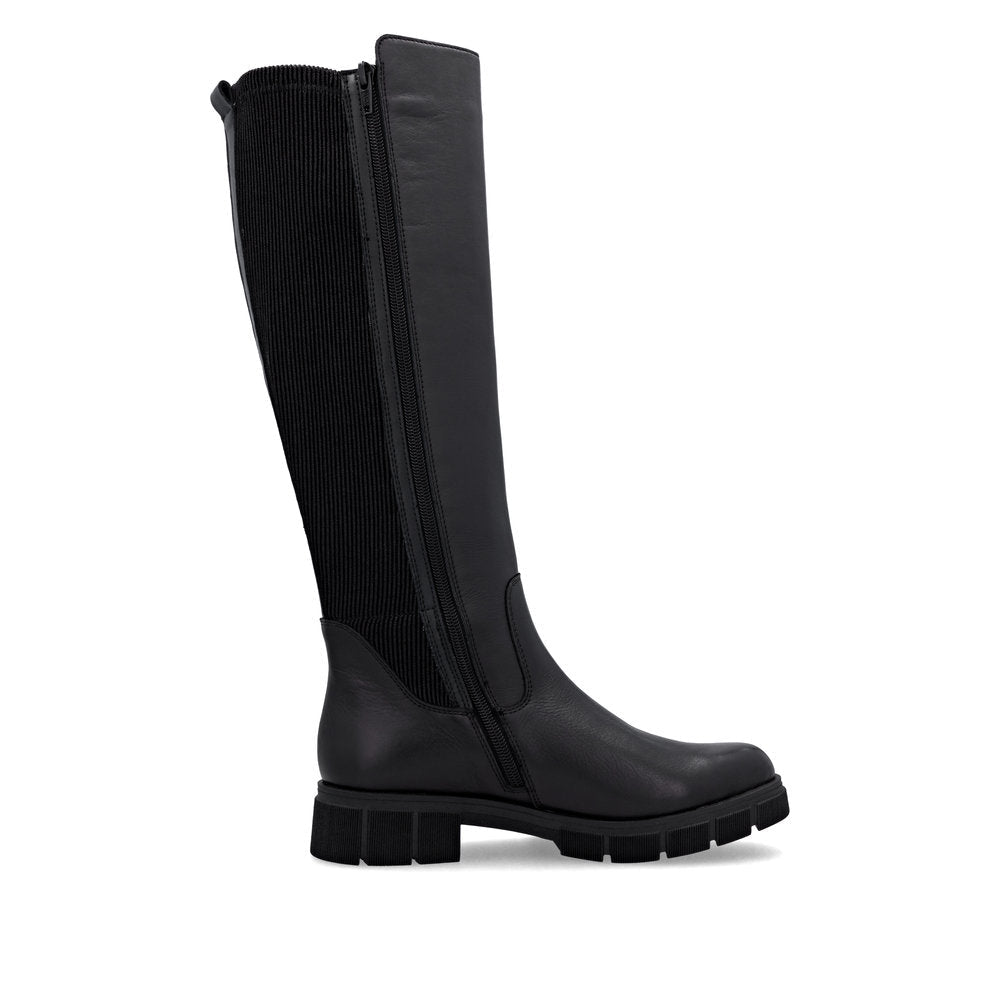 Remonte - D2S74 Black Knee High Boot