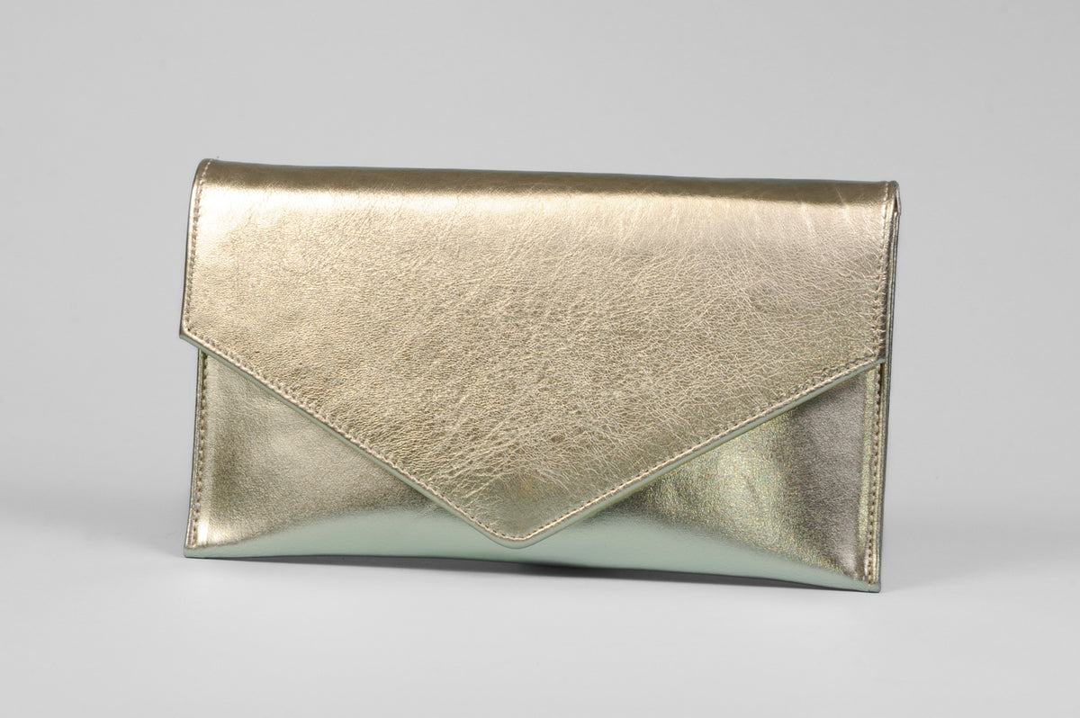 Rachels - Gold Clutch Bag