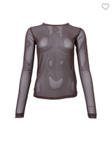 Black Colour - BCannie Brown Mesh Underlayer