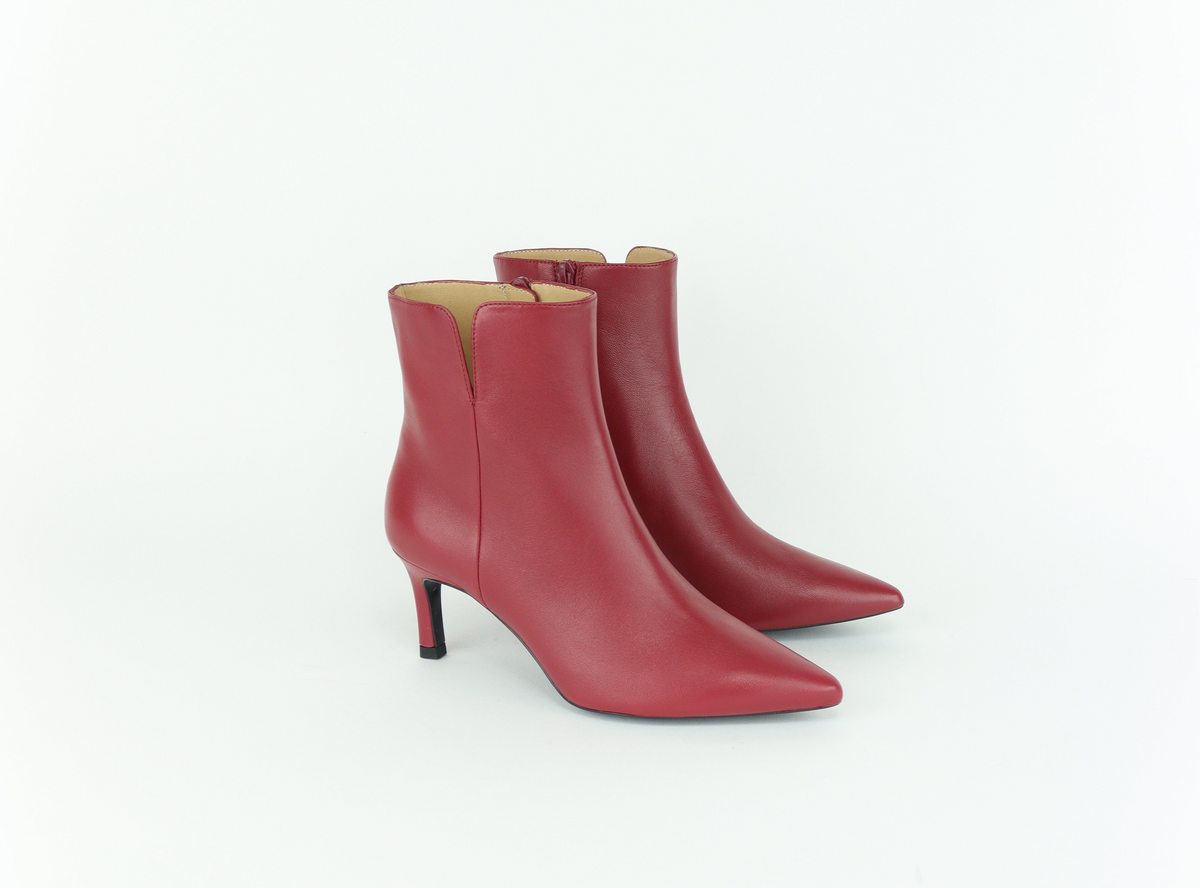 Unisa - Loroya Red Kitten Heel Boot