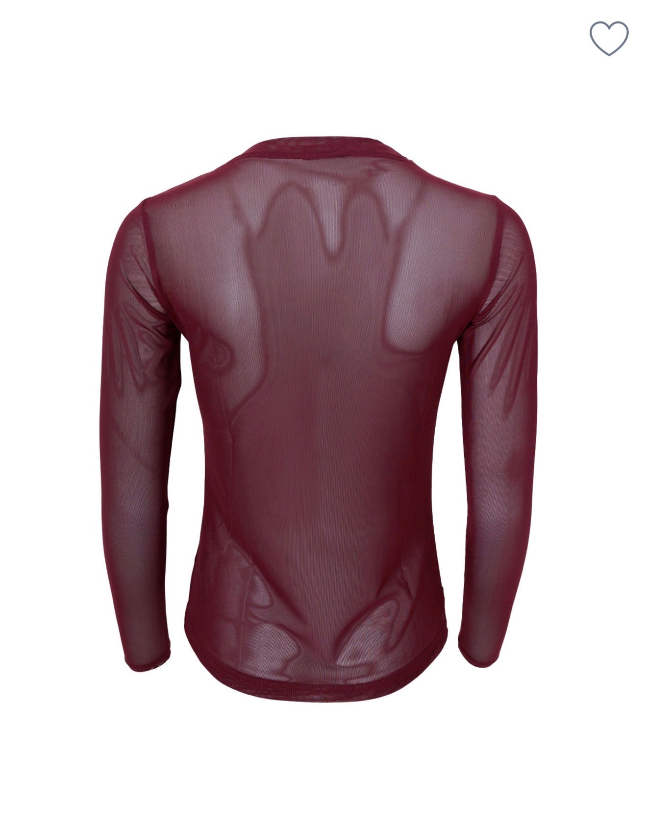 Black Colour - BCannie Burgundy Mesh Underlayer