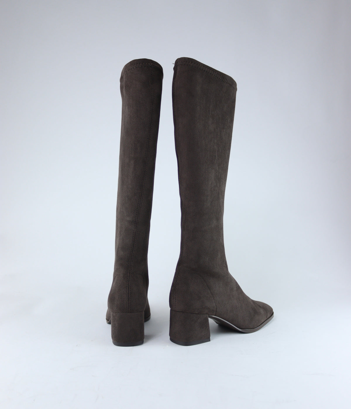 Miss Elastic - 78331 Brown Suede Knee High