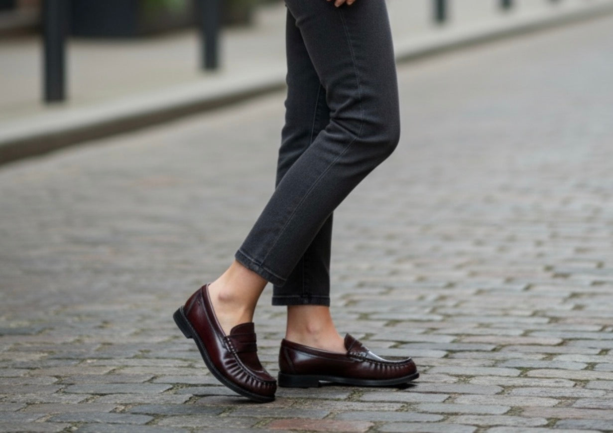 Tamaris - 24251 Burgundy Patent Loafer