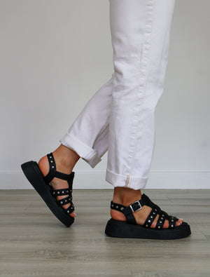 Xti - 145238 Black Gladiator Sandal