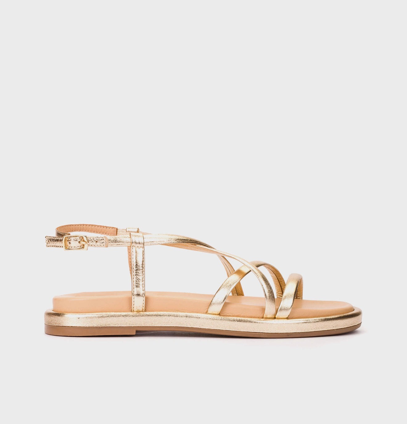 Wonders - AT-1051 Gold Sandal