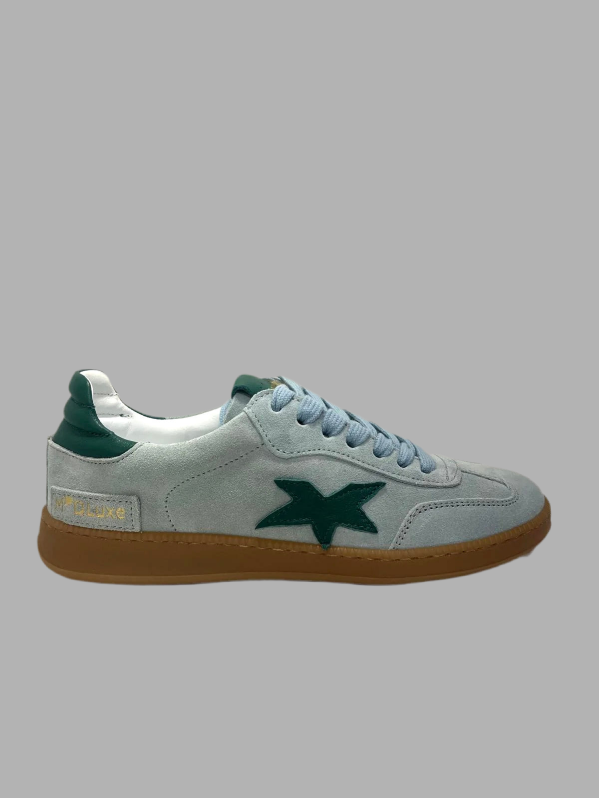 Méliné - R 526 Green & Blue Retro Trainer