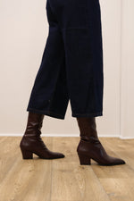 Miss Elastic - 75375 Burgundy Knee High Sock Boots