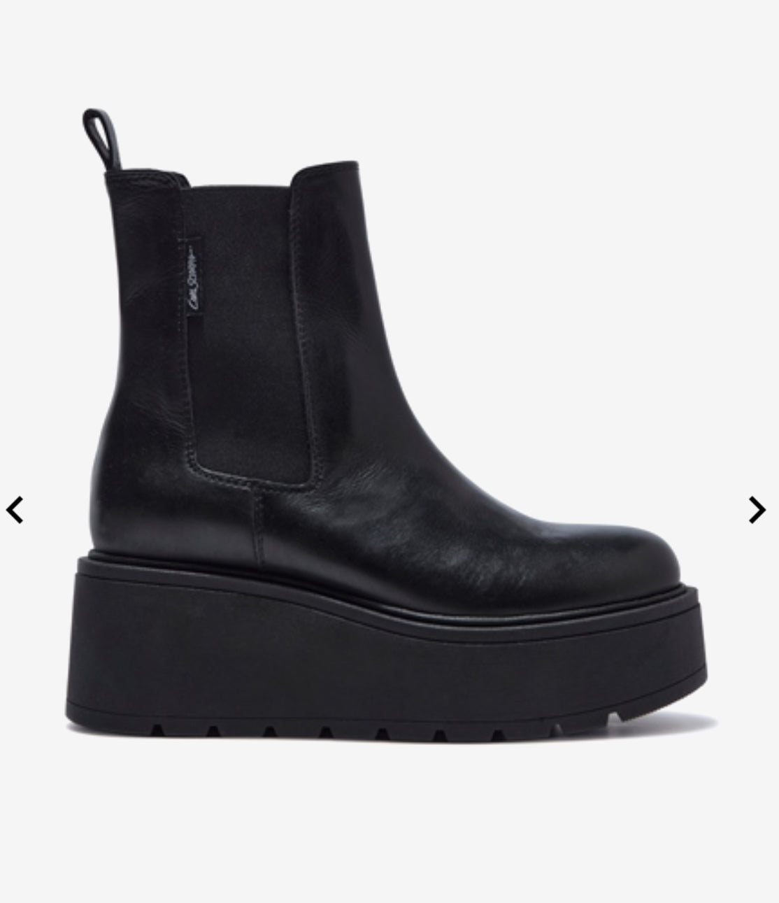 Carl Scarpa - Zennie Black Platform Boot