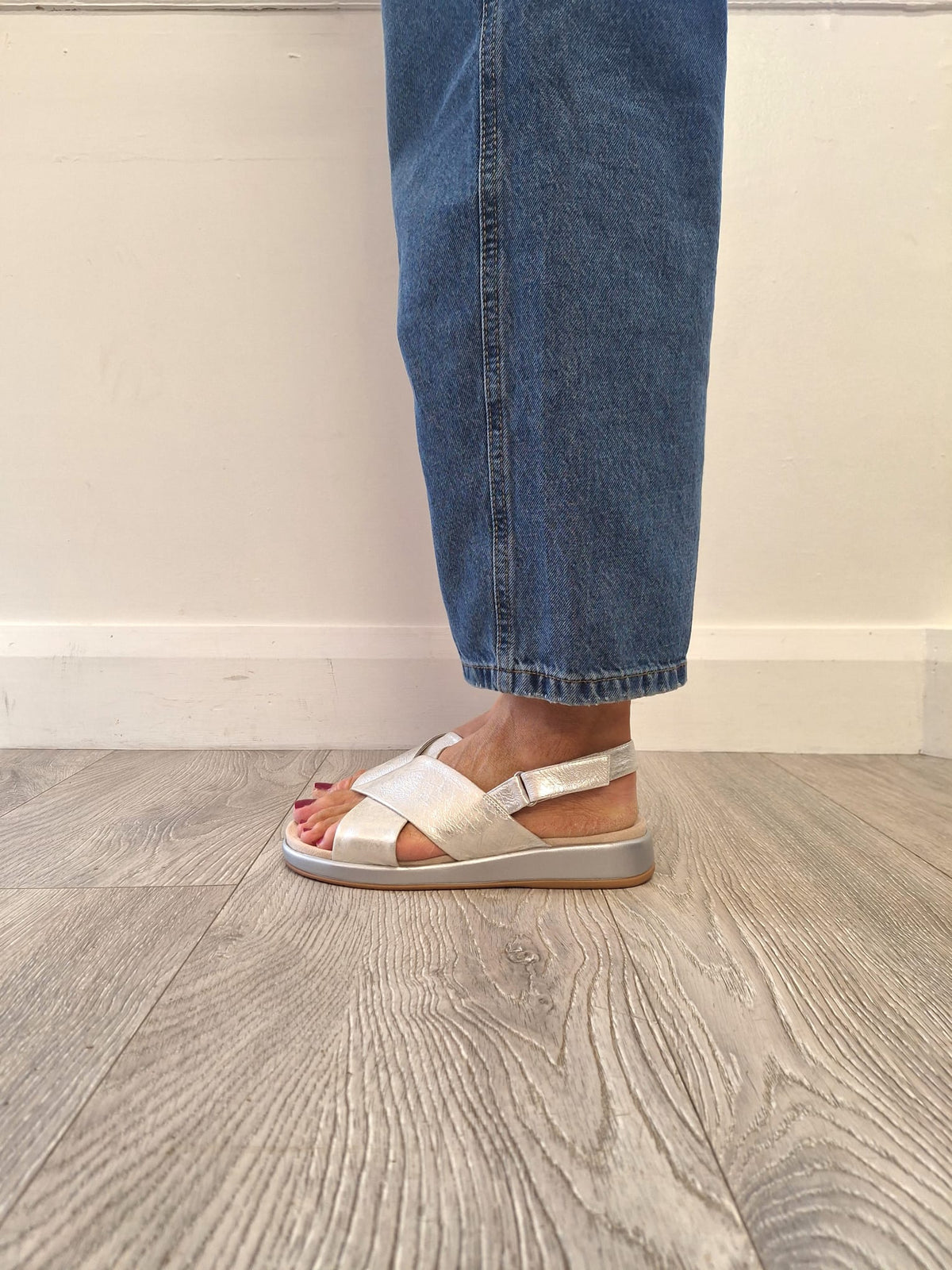 Caprice - 28208 Silver Sandal