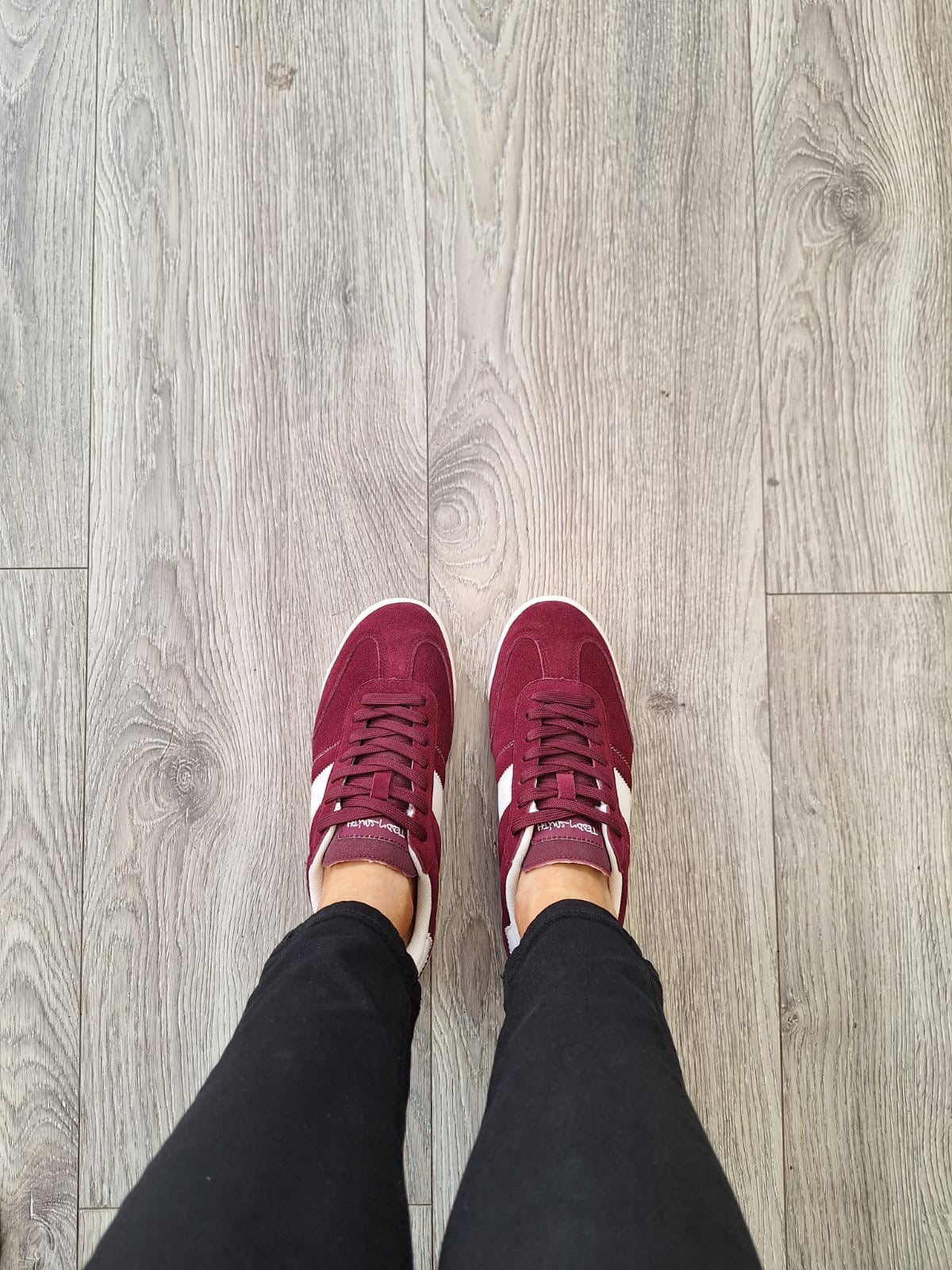 Teddy Smith - 120319 Burgundy Retro Trainer