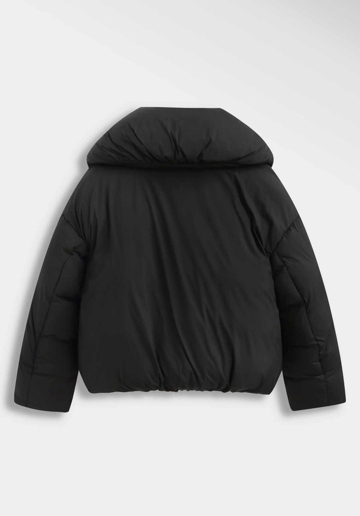 Anna - Black Short Quilted Jacket