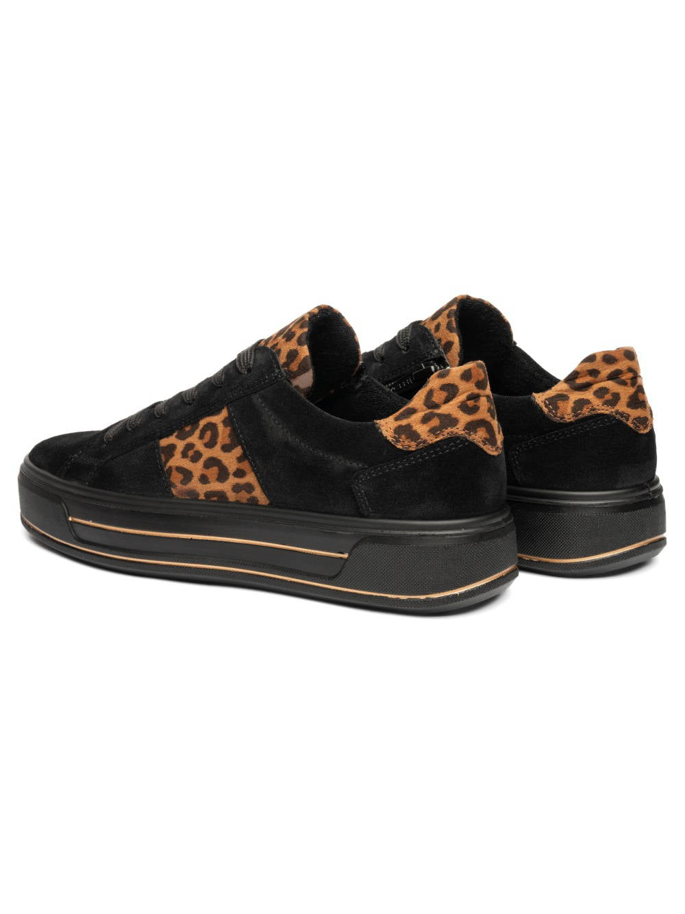 Ara - Osaka 23004 Black/Leopard Trainer