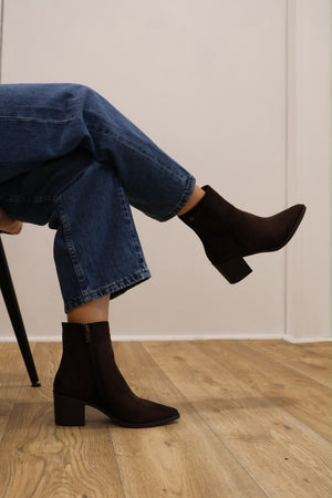 Xti - 146509 Chocolate Brown Ankle Boot