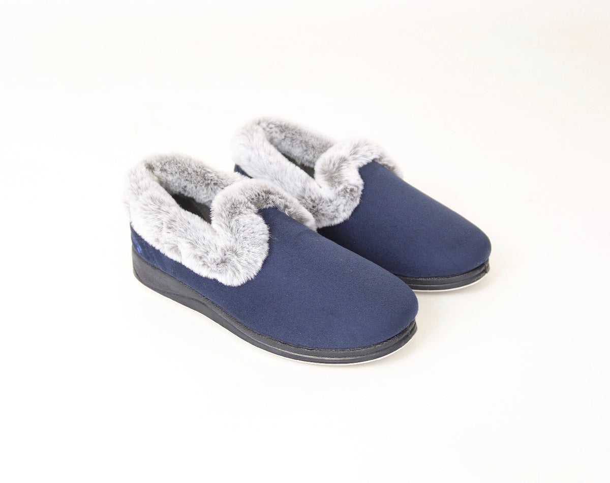 Padders - Repose Navy Slipper